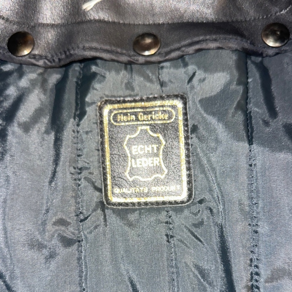 Hein Gericke Genuine Black Leather Motorcycle Jacket - Picture 2 of 5
